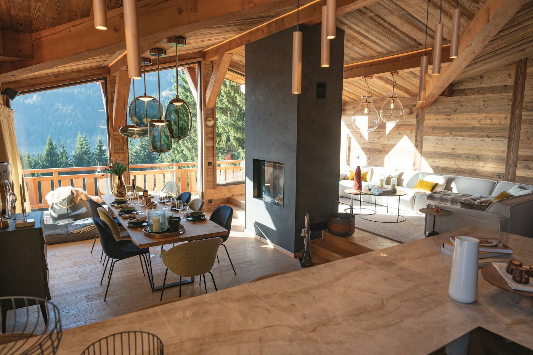 Real photograph of a vacation property interior